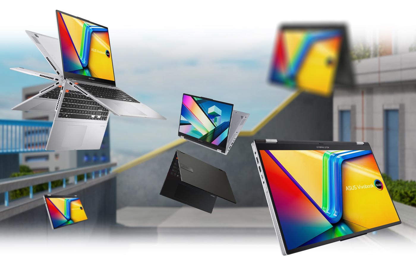لپ تاپ 16 اینچی ایسوس مدل ASUS Vivobook S 16 Flip i9-13900H